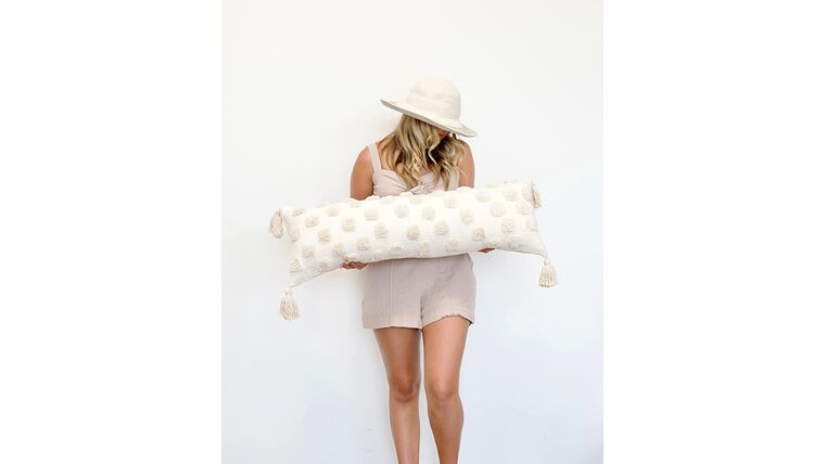 Casa Boho Lumbar Pillow – Cream | Rental Casa Boho Lumbar Pillow – Cream | Rental