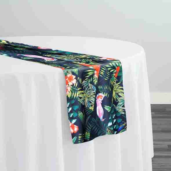 Jungle (Poly Print) Table Runner | Rental