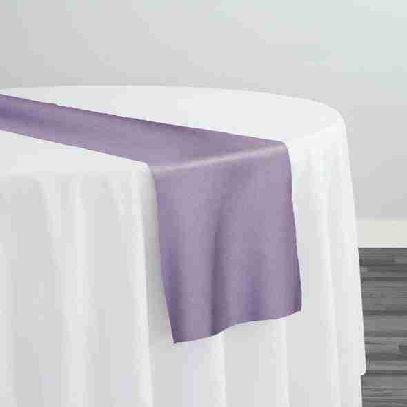 Lamour (Dull) Satin Table Runner in Perry 127 | Rental