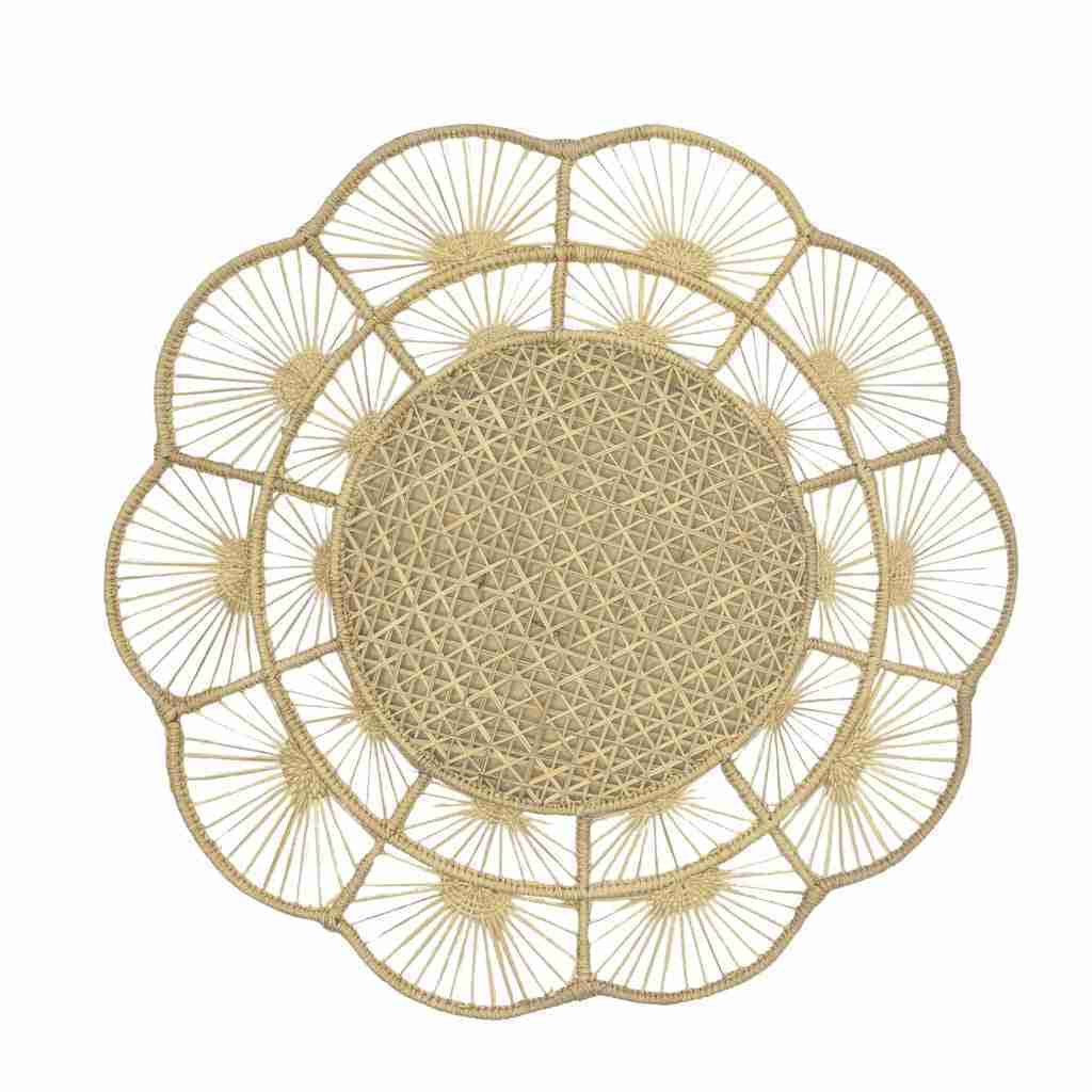 Petal Perfection Woven Placemat | Rental Petal Perfection Woven Placemat | Rental