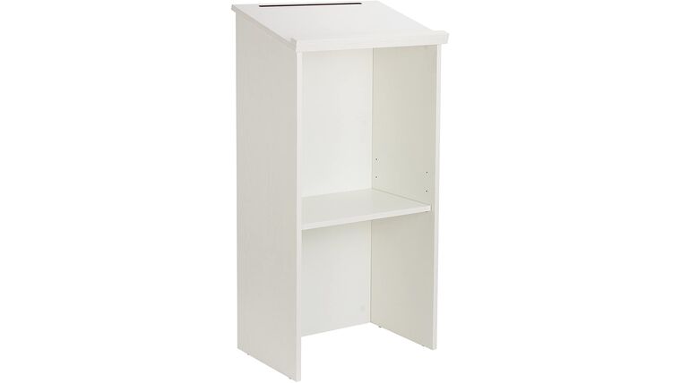 White Wood Podium, Lecturn | Rental White Wood Podium, Lecturn | Rental