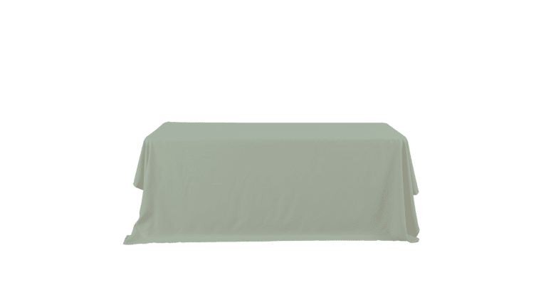 Polyester | Sage Green | 60″ x 120″ Rectangle Polyester Tablecloth | Rental Polyester | Sage Green | 60″ x 120″ Rectangle Polyester Tablecloth | Rental