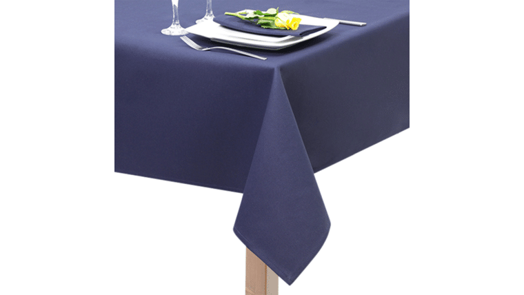 Polyester | 54″ x 54″ Square Polyester Royal Blue Tablecloths | Rental