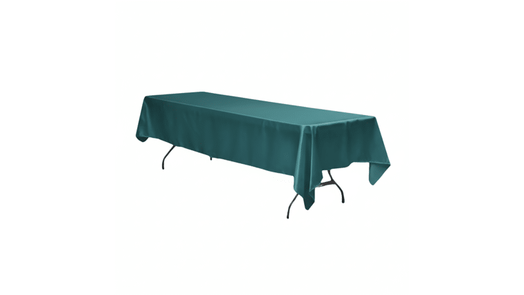 Polyester | Pewter | 60″ x 120″ Rectangle Tablecloth | Rental