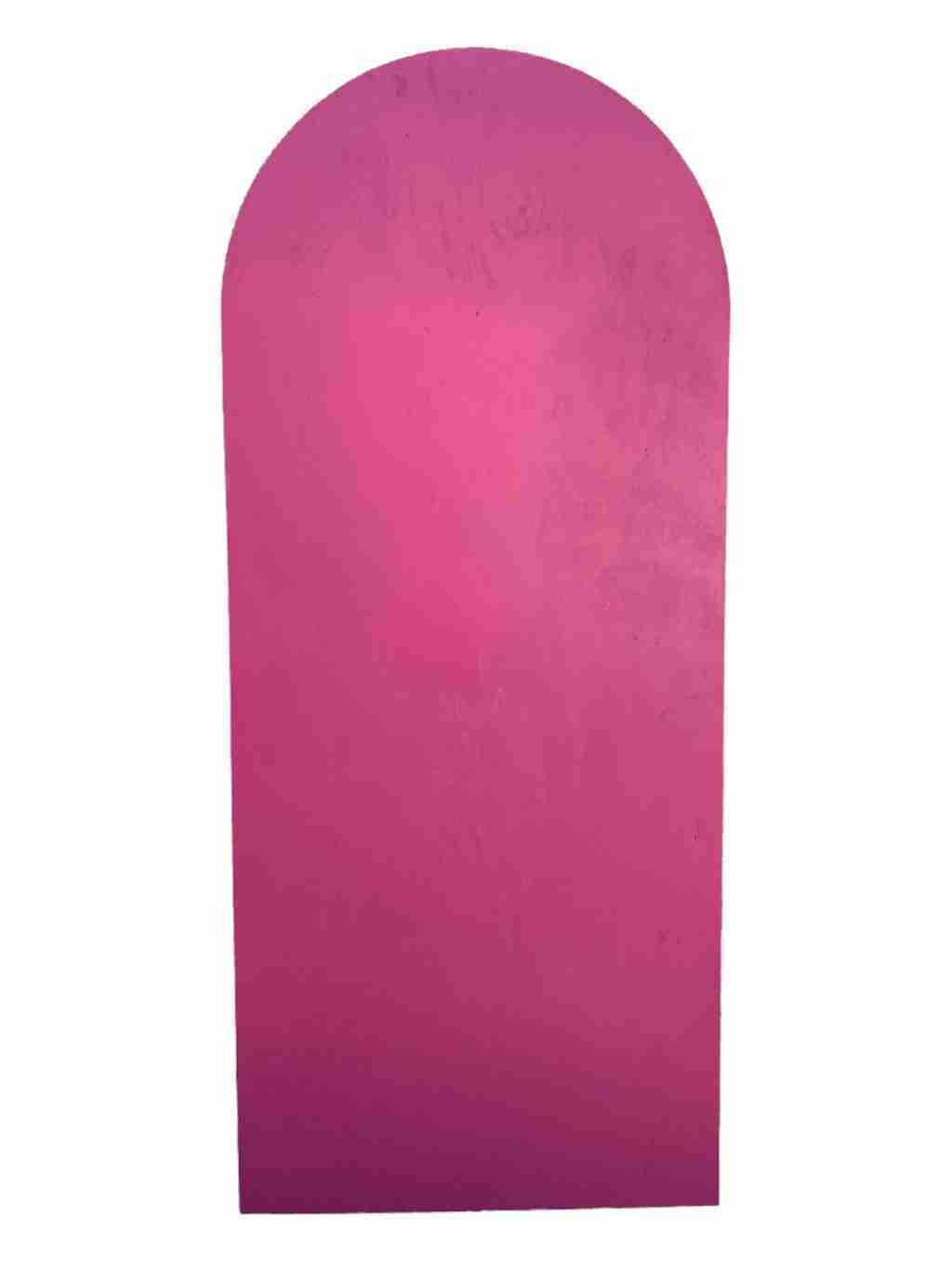 Hot Pink Round Arch Backdrop | Rental