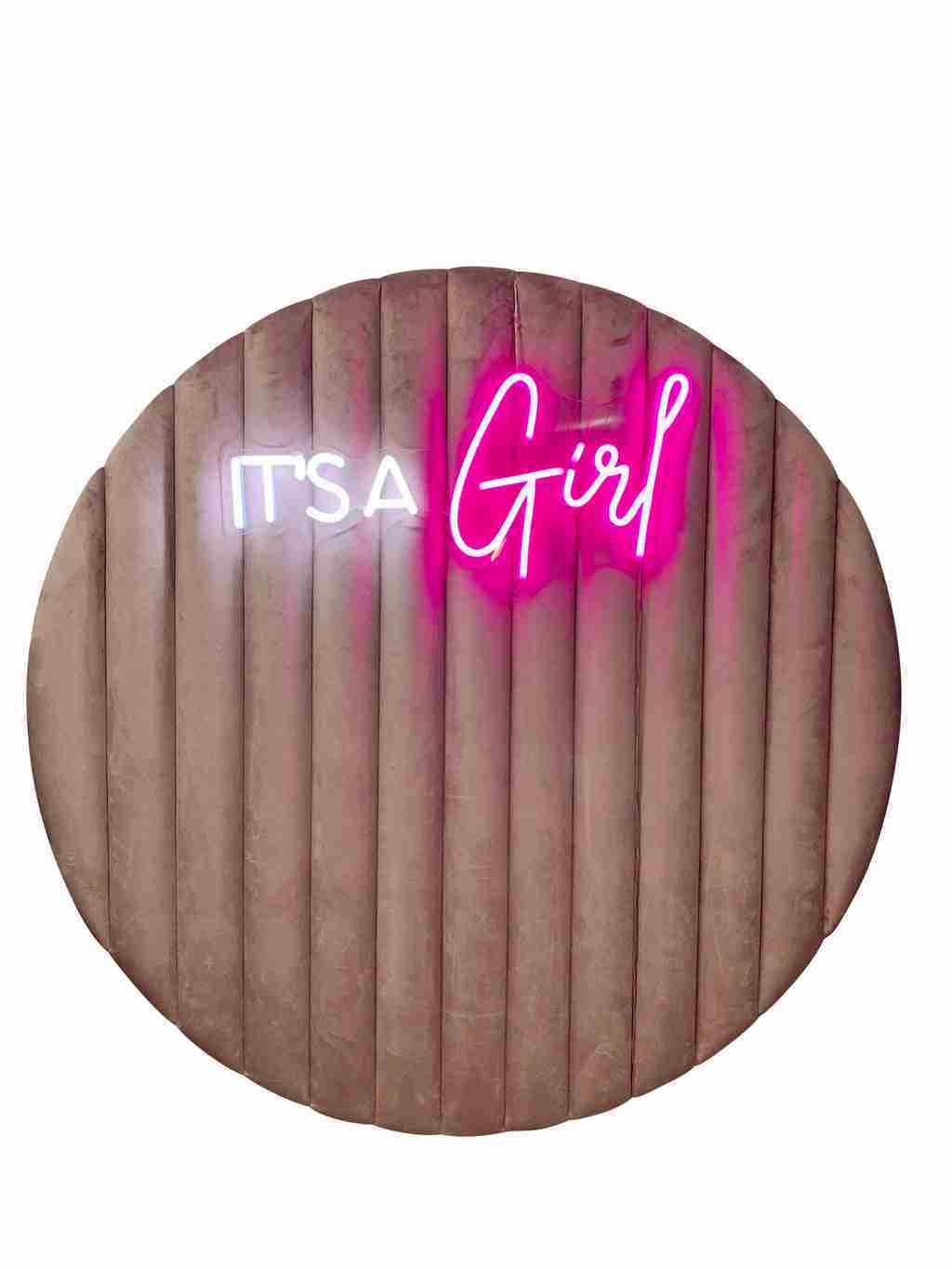 It’s A Girl Pink Velvet Circle Backdrop Package | Rental It’s A Girl Pink Velvet Circle Backdrop Package | Rental