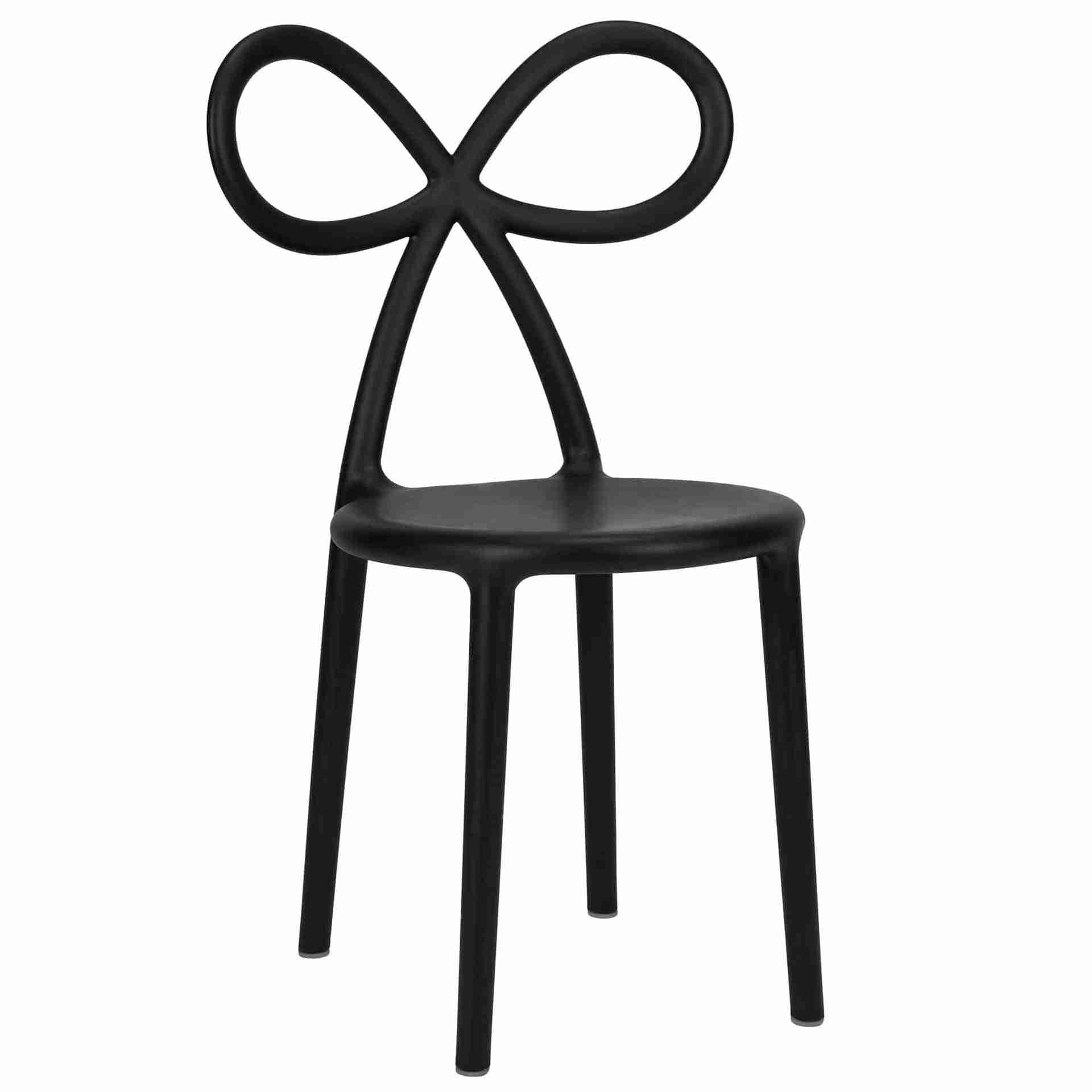 Kids Black Resin Bow Chair with Round Seat | Rental Kids Black Resin Bow Chair with Round Seat | Rental