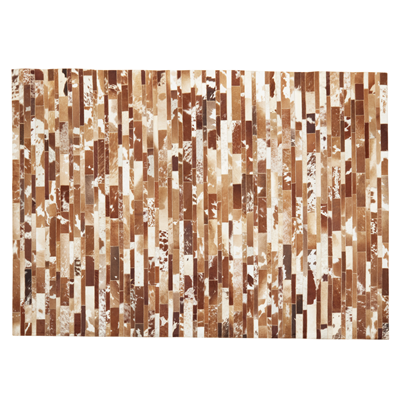 RU772 Hair On Leather Area Rug | Rental