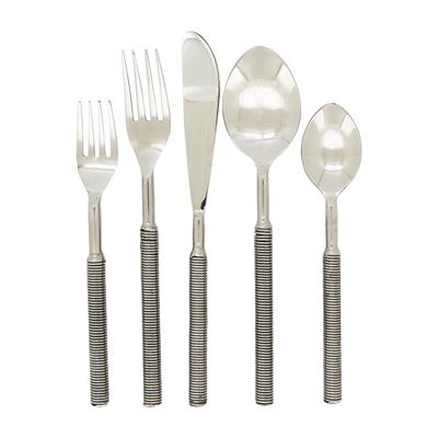 SP899 Ribbed Flatware – Set Of 5 | Rental SP899 Ribbed Flatware – Set Of 5 | Rental