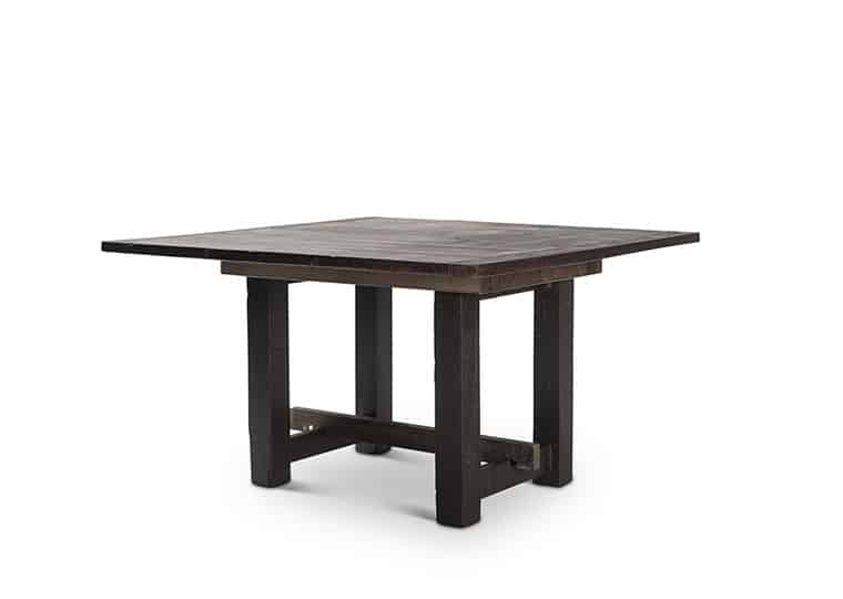 Square Mahogany Farm Table | Rental Square Mahogany Farm Table | Rental