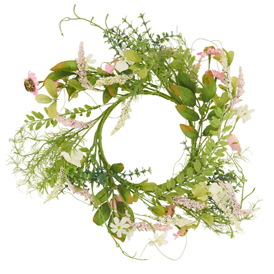 WR408 Mixed Flower Wreath | Rental