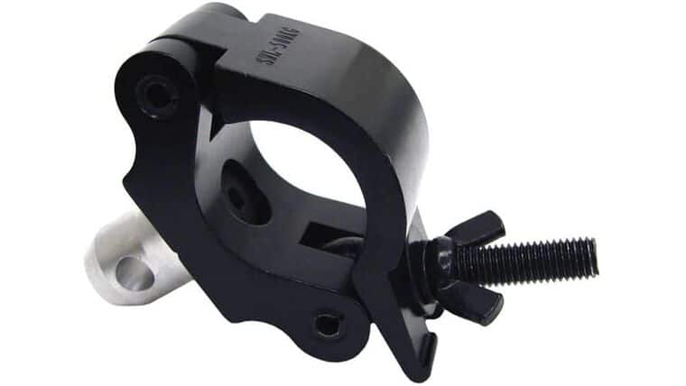 2In Wrap Around Clamp with Half Coupler Combo Black | Rental