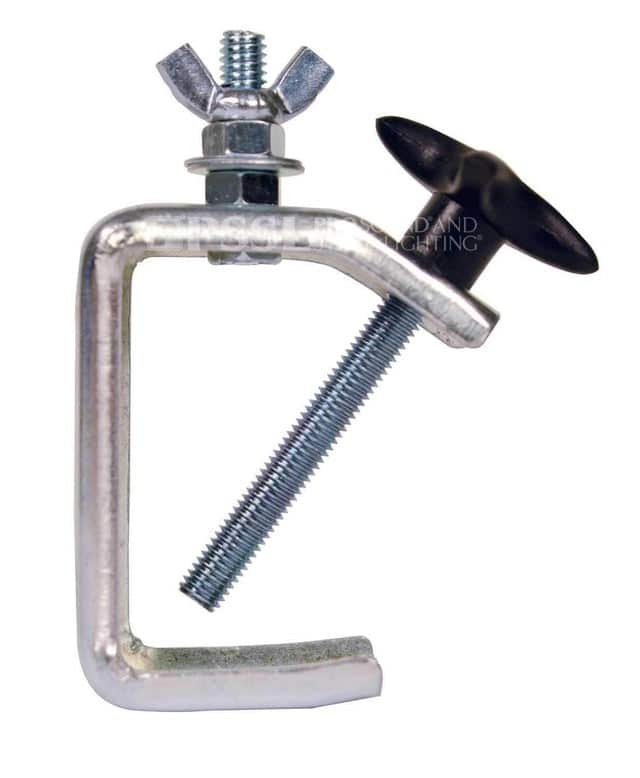 Baby C-Clamp for .5 Inch to 2 Inch Lighting Truss or Pipe | Rental