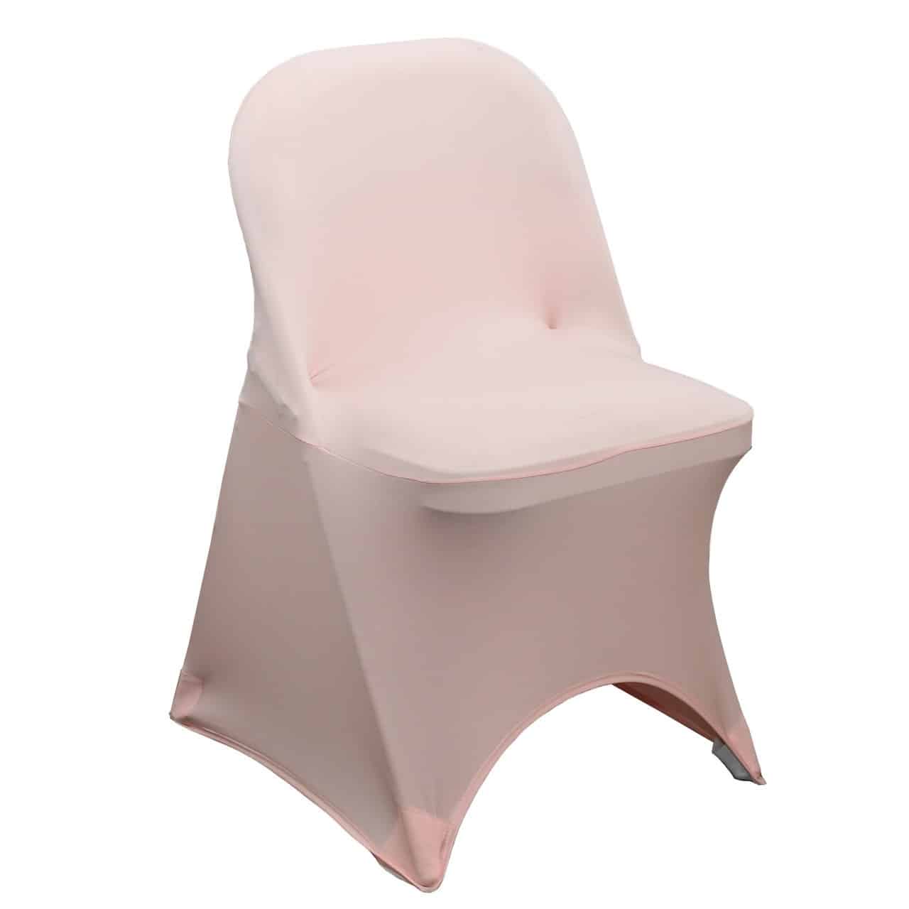 Stretch Spandex Folding Chair Cover Blush | Rental