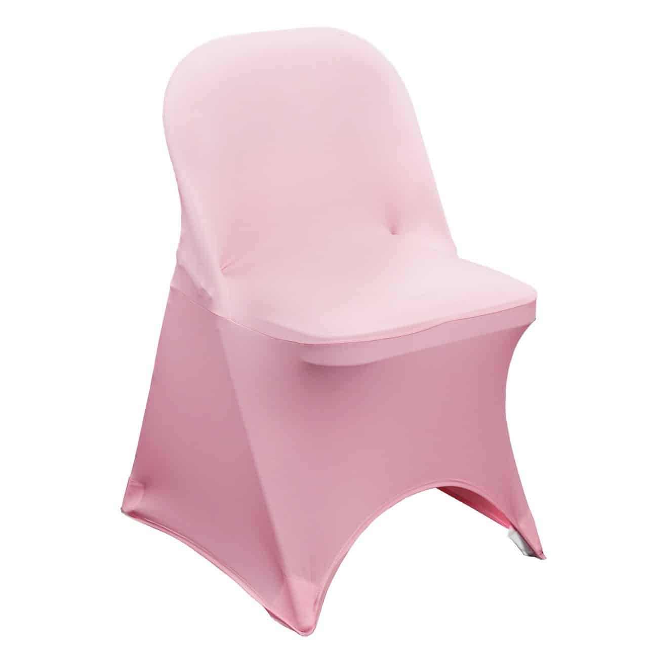 Stretch Spandex Folding Chair Cover Pink | Rental