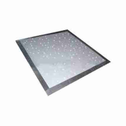 Custom Size | LED Star Vinyl Dance Floor Piece – Gloss White | Rental Custom Size | LED Star Vinyl Dance Floor Piece – Gloss White | Rental