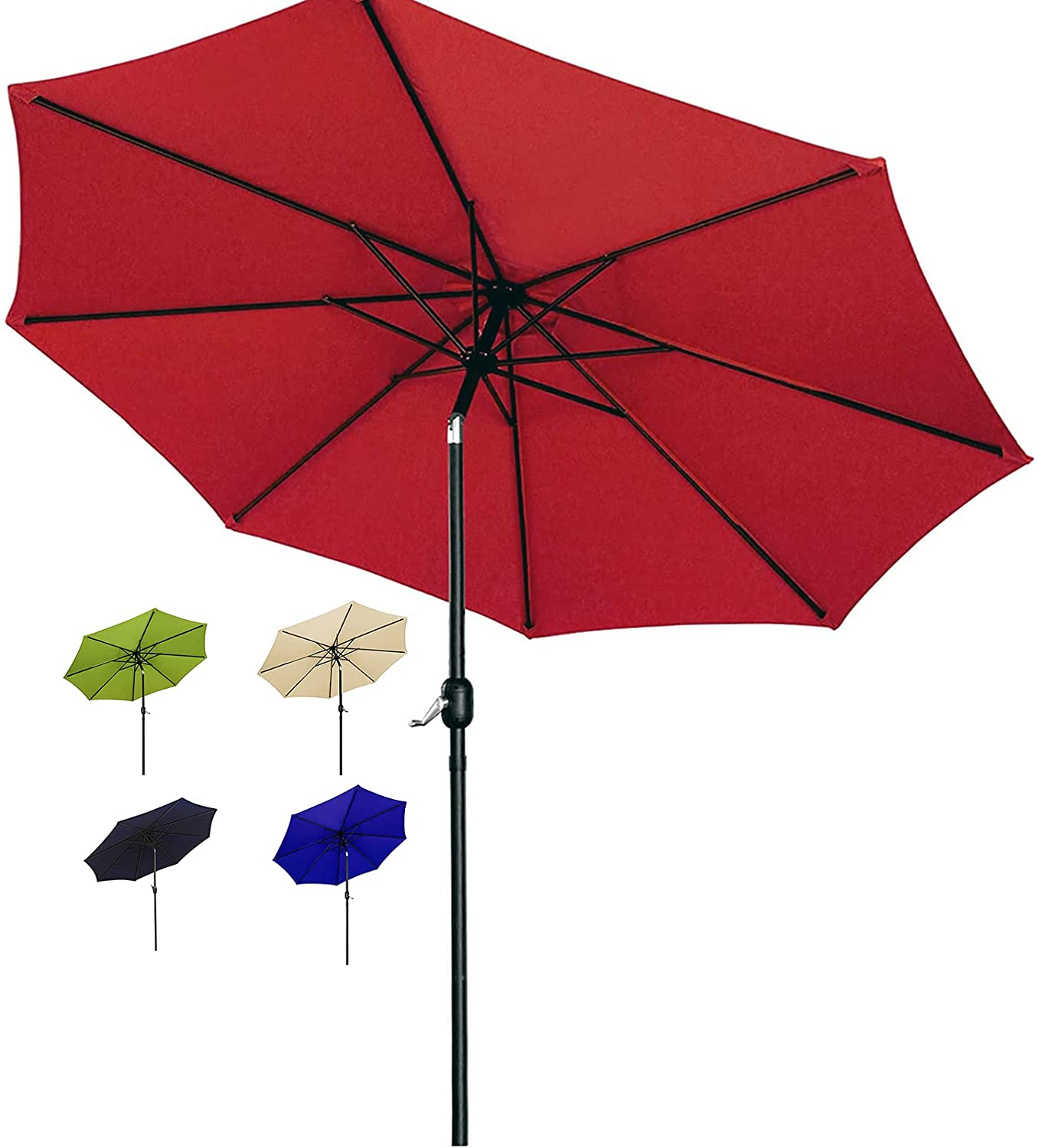 Part | 9′ Market Umbrella Top Only | Dark Red | Rental Part | 9′ Market Umbrella Top Only | Dark Red | Rental