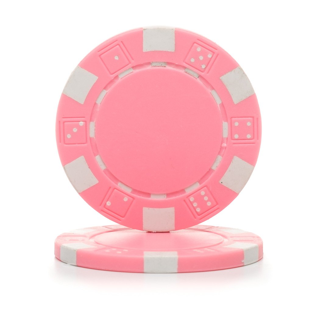 Part – Brybelly Pink Clay Composite Striped 11.5 Poker Chip | Rental