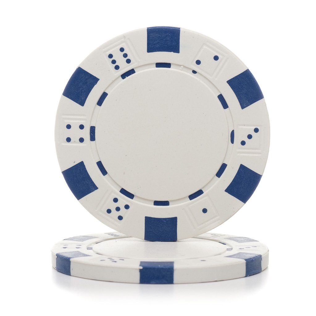 Part – Brybelly White Stripe Clay Composite Striped 11.5 Poker Chip | Rental