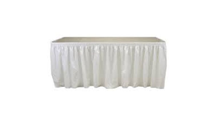 Part – 6′ Bar with Skirting (Skirting In White) | Rental Part – 6′ Bar with Skirting (Skirting In White) | Rental