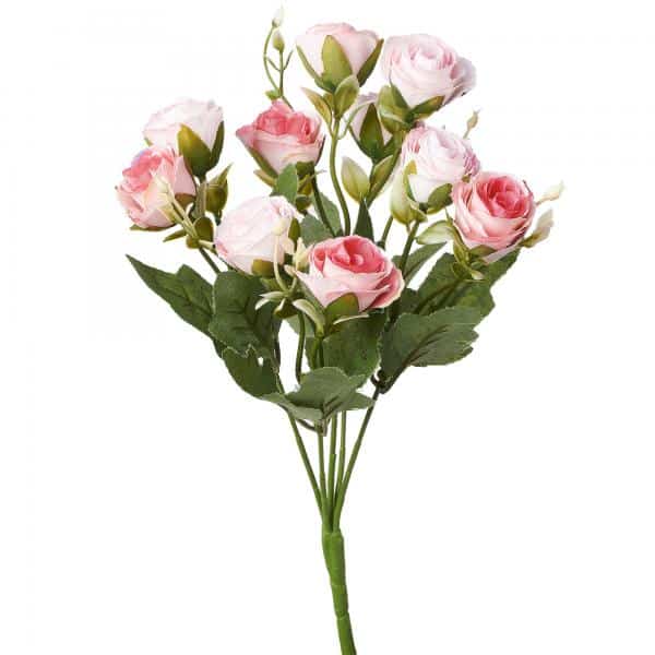 Decostar™ Artificial Rose Flower Bunch Pink | Rental Decostar™ Artificial Rose Flower Bunch Pink | Rental