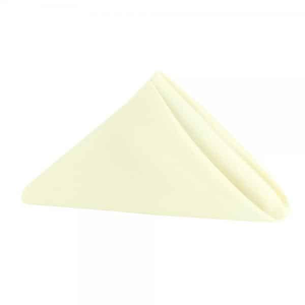 Decostar™ Economy Polyester Napkin 17″ 6pc/pack – Ivory | Rental Decostar™ Economy Polyester Napkin 17″ 6pc/pack – Ivory | Rental