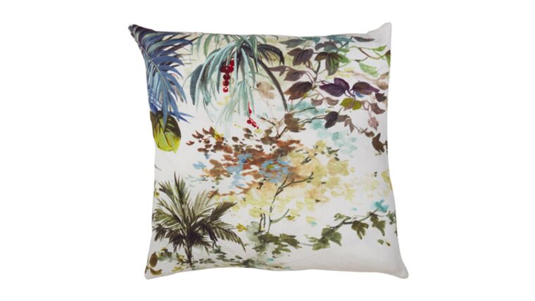 1761 Tropical Linen Pillow | Rental