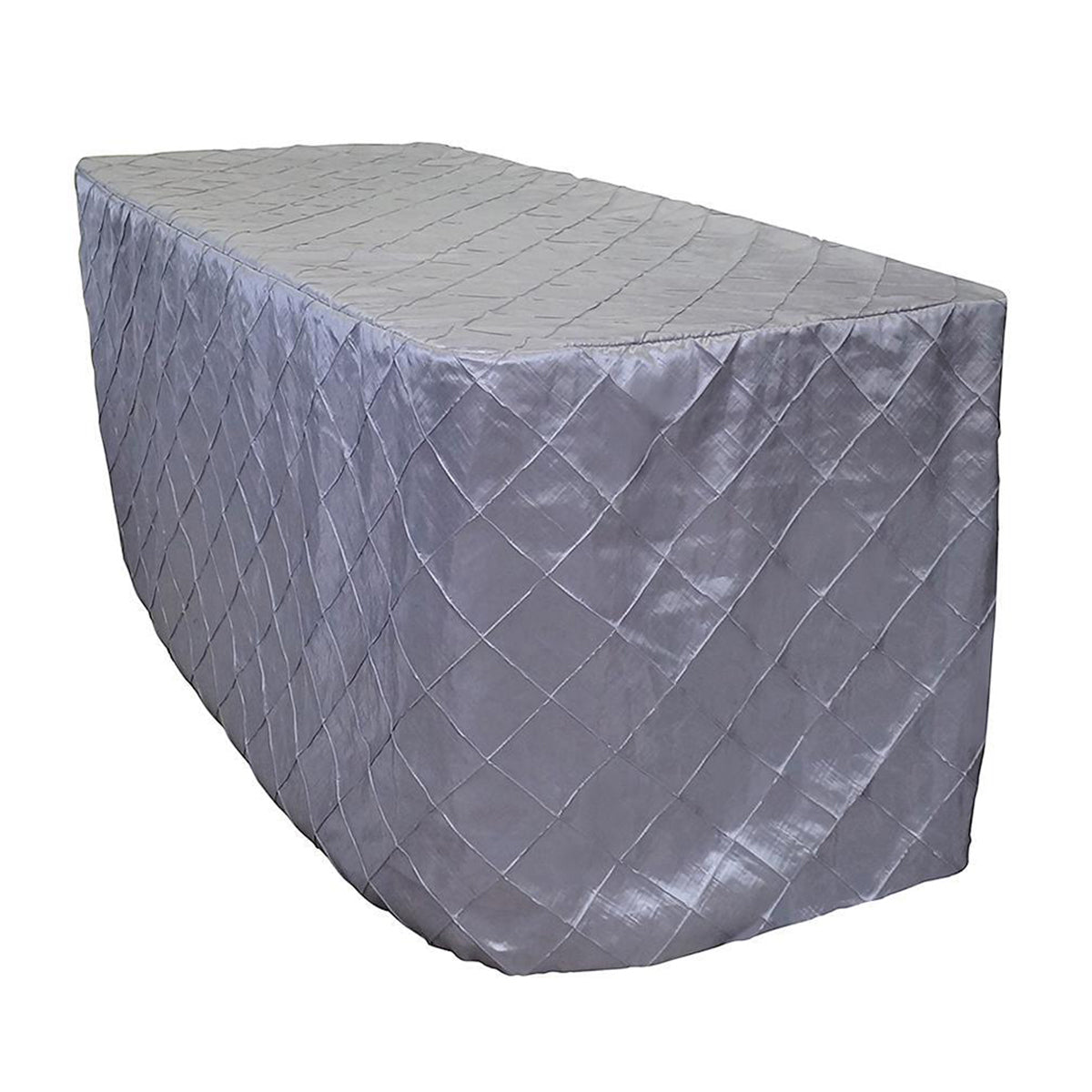4″ Pintuck Taffeta Banquet Fitted Tablecloths – Hospitality Line | Rental