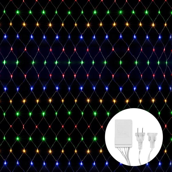 Decostar™ LED Net Lights – 240LED Lights 9.8′ x 6.6′ – Multicolor | Rental