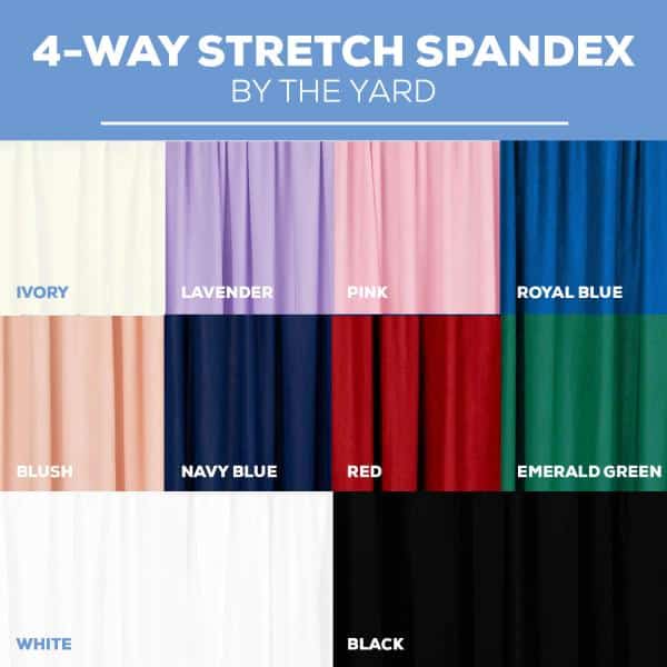 4-Way Stretch Spandex by the Yard – 60″ Wide | Rental