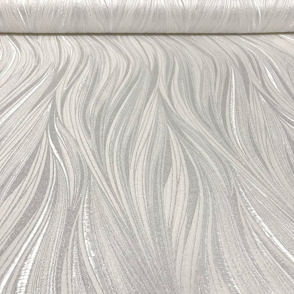 Allure Jacquard Wholesale Fabric in White | Rental Allure Jacquard Wholesale Fabric in White | Rental