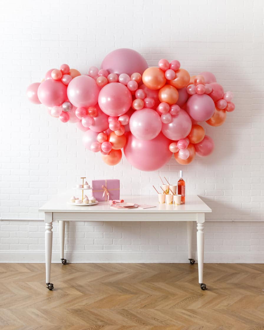 Rosé Bubbles – Balloon Backdrop Install Piece | Rental Rosé Bubbles – Balloon Backdrop Install Piece | Rental
