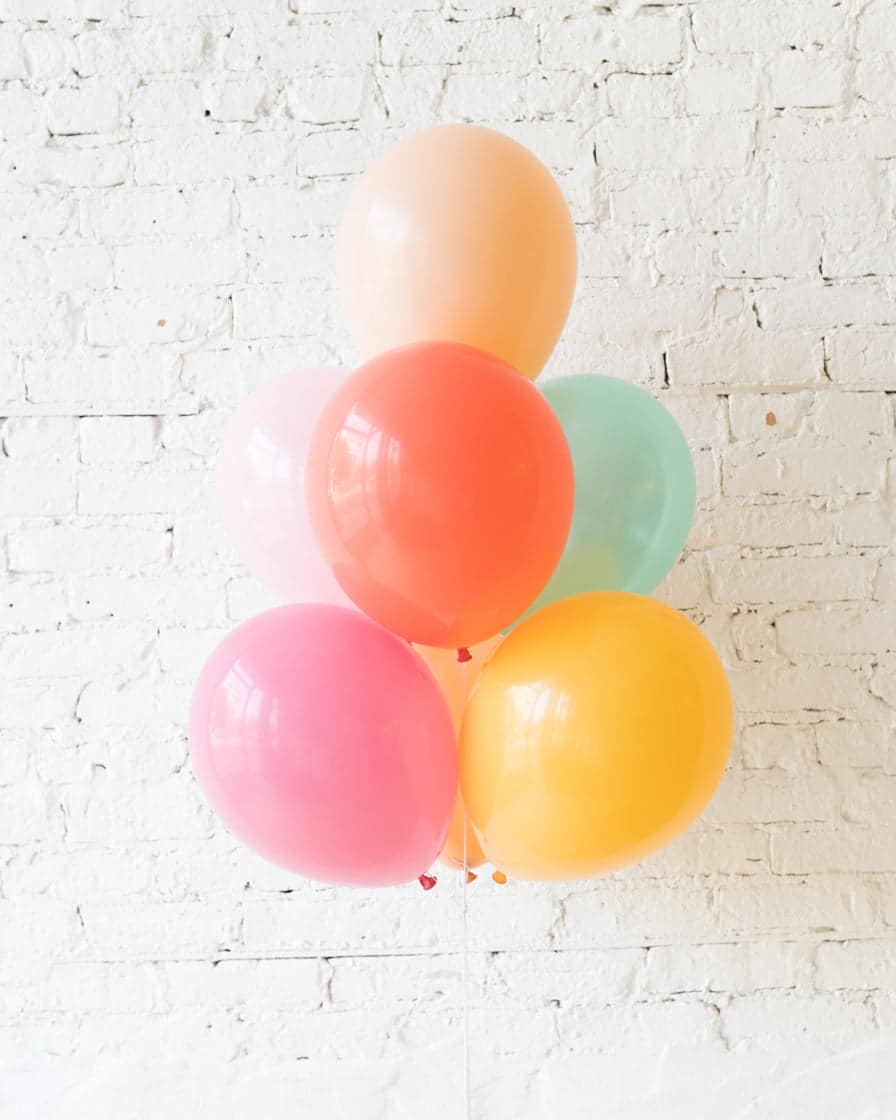 Colorful Bloom – 11in Balloons – bouquet of 7 | Rental Colorful Bloom – 11in Balloons – bouquet of 7 | Rental