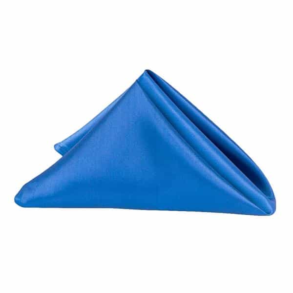 Sleek Satin Napkin 20″x20″ – Royal Blue | Rental Sleek Satin Napkin 20″x20″ – Royal Blue | Rental