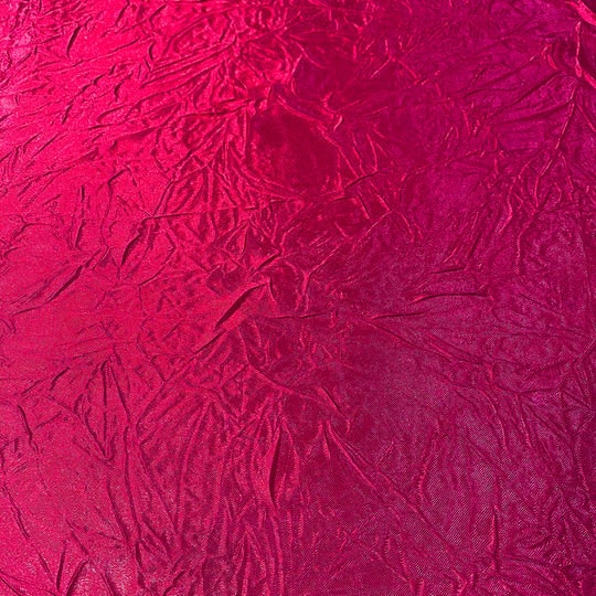 Crush Satin (Bichon) Drapery Panel in Fuchsia 396 | Rental