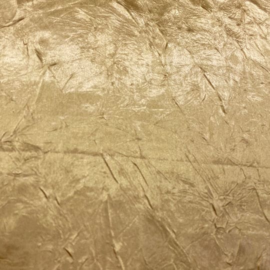 Crush Satin (Bichon) Drapery Panel in Gold 901 | Rental