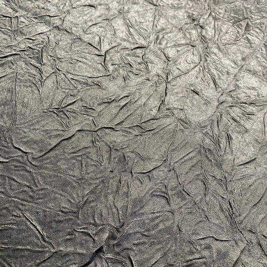 Crush Satin (Bichon) Drapery Panel in Grey 665 | Rental