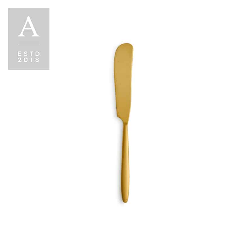 Muse Gold Mirror Butter Knife | Rental