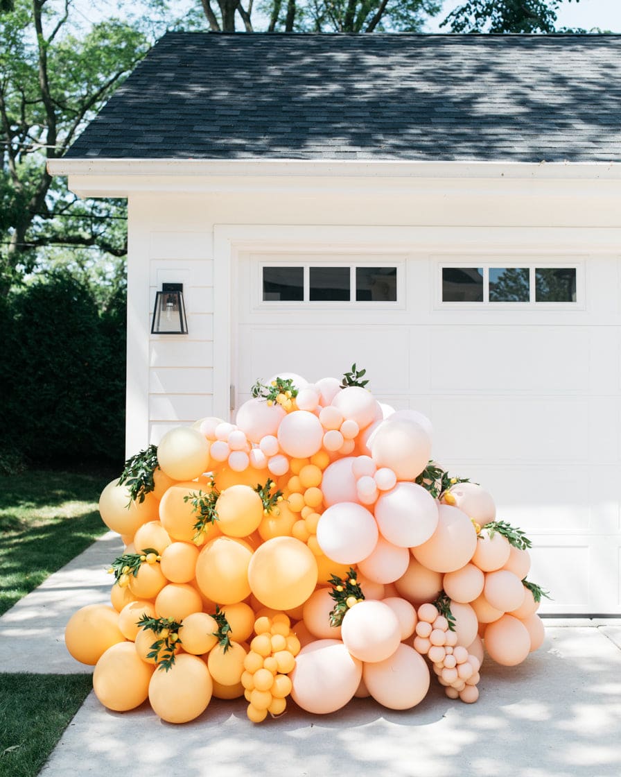 OUTDOOR – Bridal – Freestanding Balloon Piece with Greenery | Rental OUTDOOR – Bridal – Freestanding Balloon Piece with Greenery | Rental