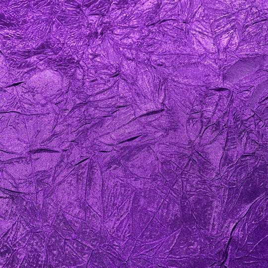 Crush Satin (Bichon) Drapery Panel in Plum 555 | Rental