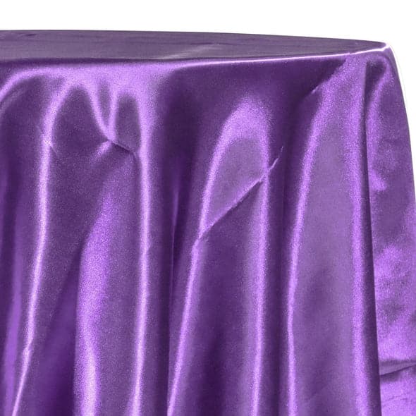 Bridal Satin Table Linen in Raisin 356 | Rental