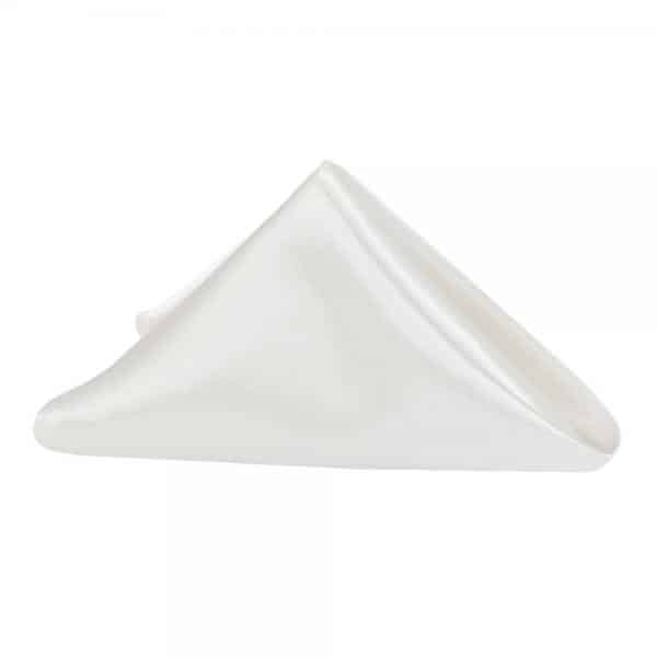 Sleek Satin Napkin 20″x20″ – Ivory | Rental Sleek Satin Napkin 20″x20″ – Ivory | Rental