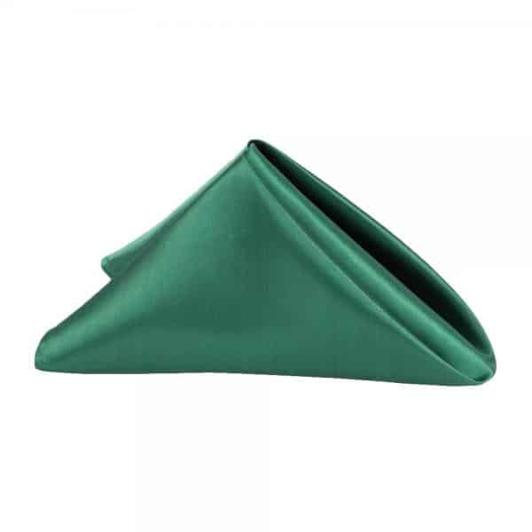 Sleek Satin Napkin 20″x20″ – Emerald Green | Rental Sleek Satin Napkin 20″x20″ – Emerald Green | Rental