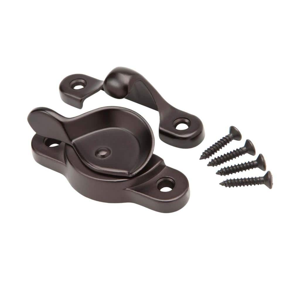 Everbilt — Oil-Rubbed Bronze Steel Window Sash Lock | Rental