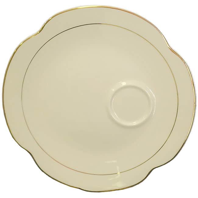 Vintage Bone China w/ Gold Rim Snack Plate | Rental Vintage Bone China w/ Gold Rim Snack Plate | Rental