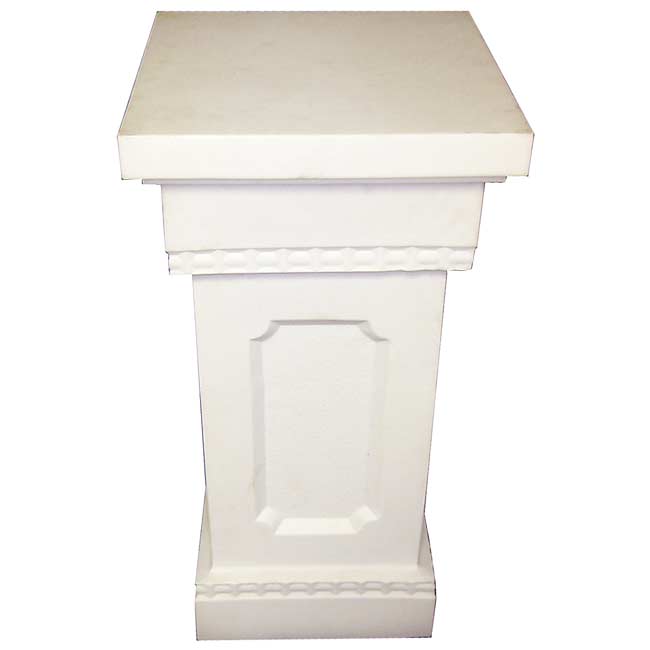 Square Pedestal White | Rental
