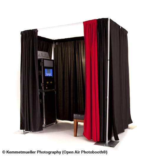 Enclosed Open Air Photo Booth Package | Rental