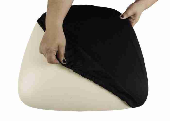 Black Spandex Cover for Panel Cushions | Rental