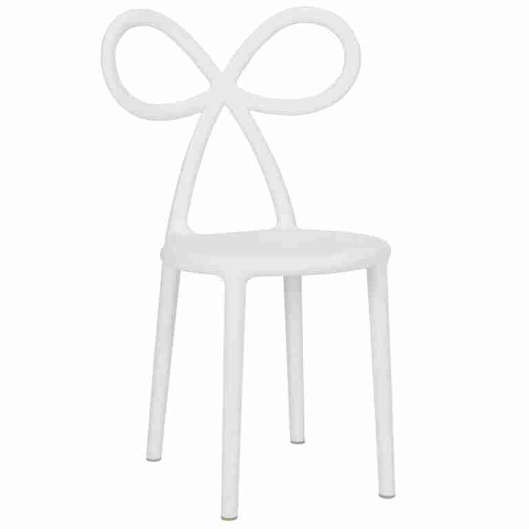 Kids White Resin Bow Chair with Round Seat | Rental Kids White Resin Bow Chair with Round Seat | Rental