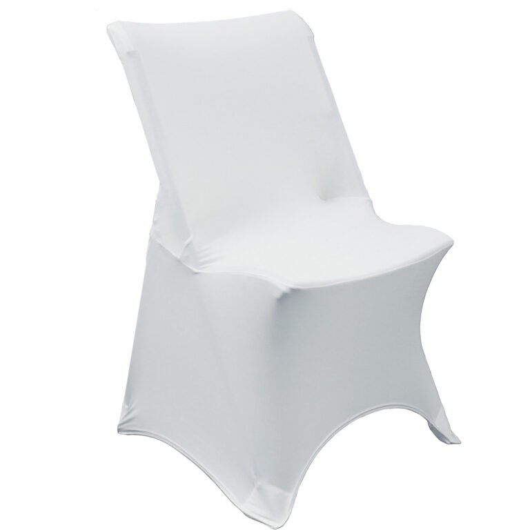 Stretch Spandex Lifetime Folding Chair Cover White | Rental